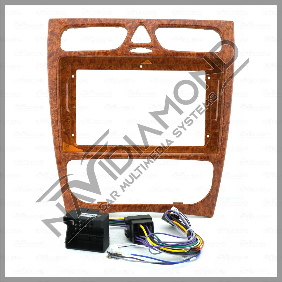 NAVIDIAMOND MERCEDES W203 W209 ANDROİD TEYP ÇERÇEVESİ KAHVE NVD-6935