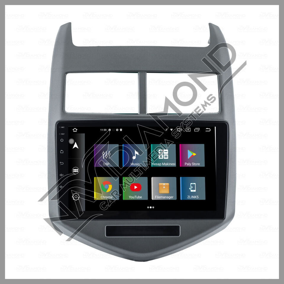 NAVIDIAMOND CHEVROLET AVEO 2011 2015 ANDROİD CARPLAY MULTIMEDYA EKRAN NVD-C1