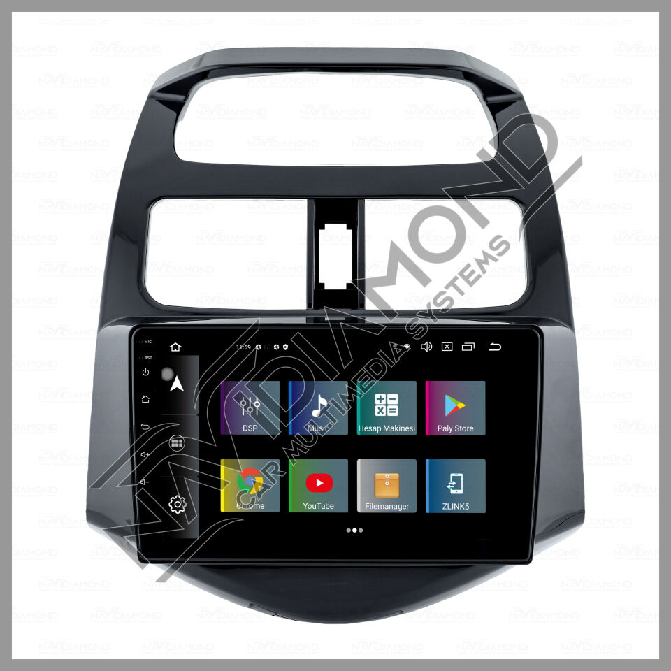 NAVIDIAMOND CHEVROLET SPARK 2010 2014 ANDROİD CARPLAY MULTIMEDYA NAVİGASYON EKRAN NVD-C47