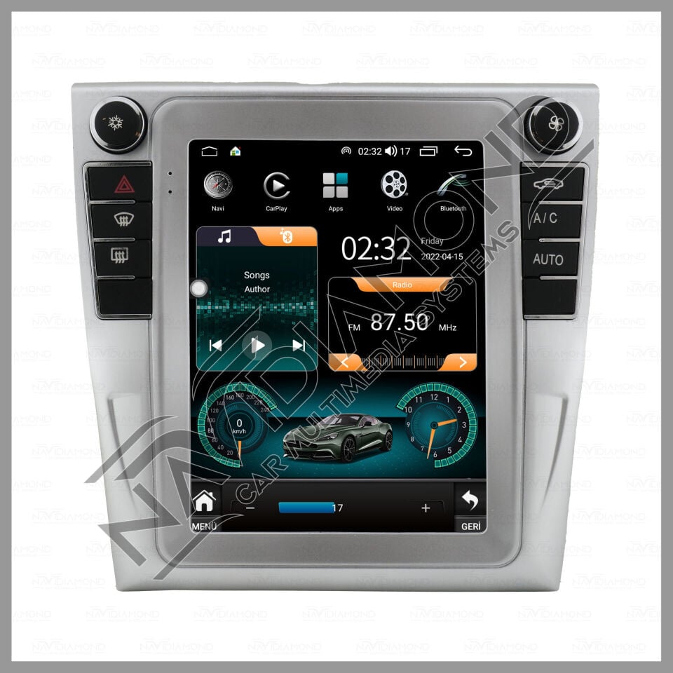 NAVIDIAMOND VOLKSWAGEN PASSAT B6 B7 CC TESLA EKRAN NVD-1598