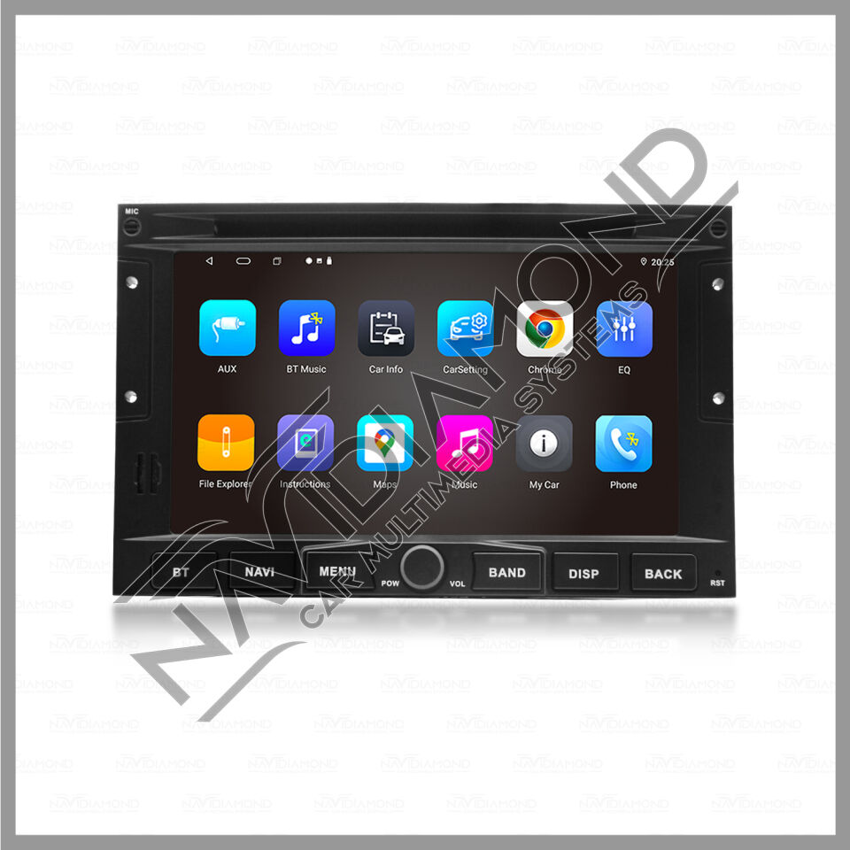 NAVIDIAMOND CITROEN BERLİGNO PEUGEOT PARTNER ANDROİD CARPLAY MULTIMEDYA NVD-0101