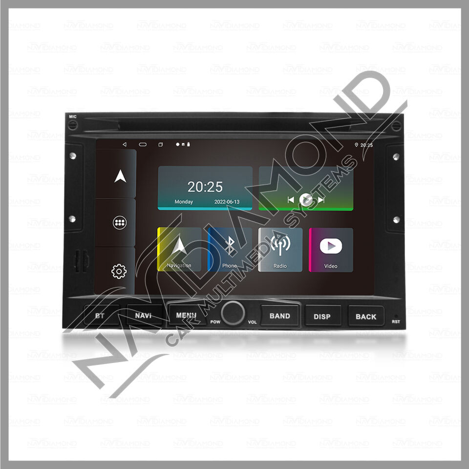 NAVIDIAMOND CITROEN BERLİGNO PEUGEOT PARTNER ANDROİD CARPLAY MULTIMEDYA NVD-0101