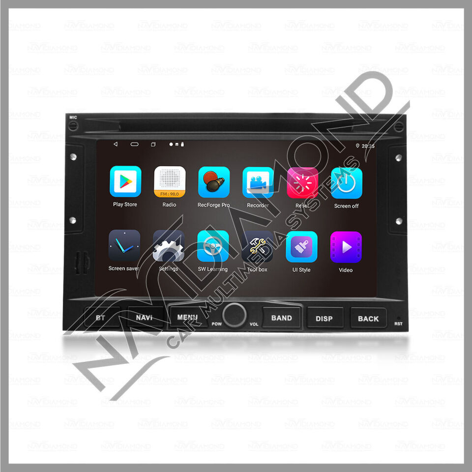 NAVIDIAMOND CITROEN BERLİGNO PEUGEOT PARTNER ANDROİD CARPLAY MULTIMEDYA NVD-0103