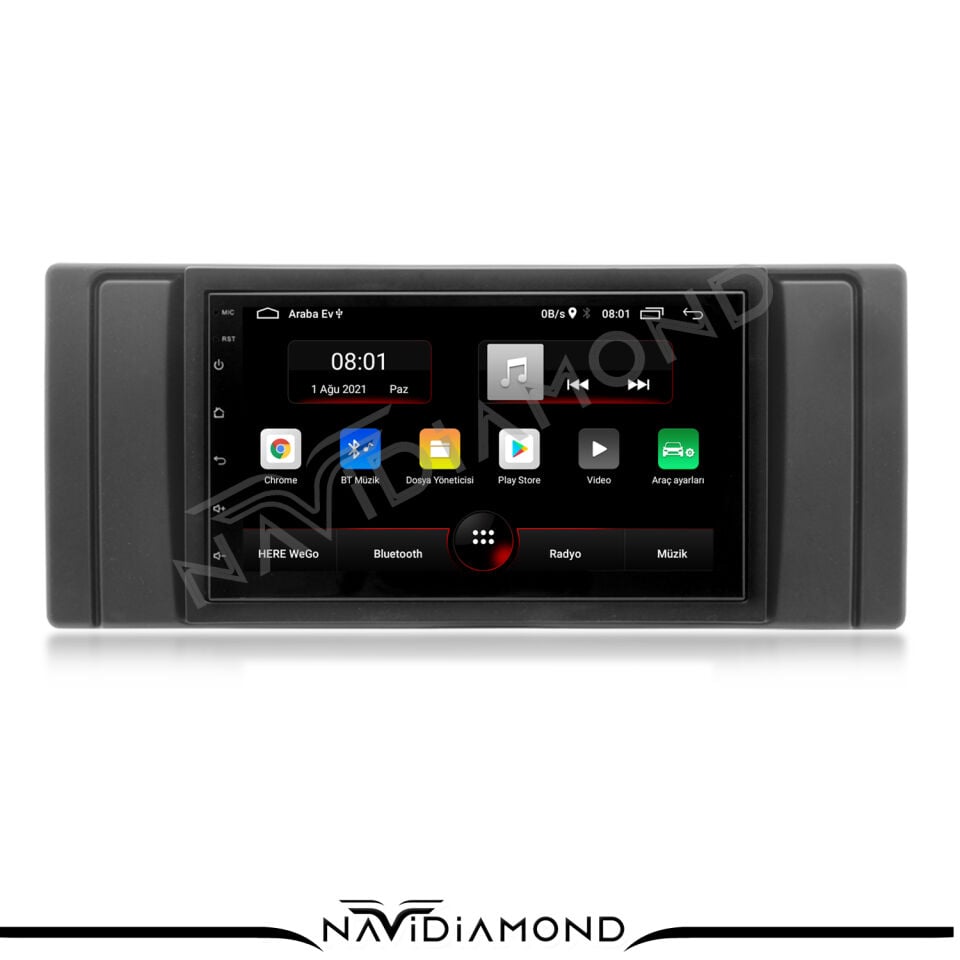 NAVİDİAMOND BMW X5 E39 E53 7 INCH UNİVERSAL ANDROİD MULTİMEDYA
