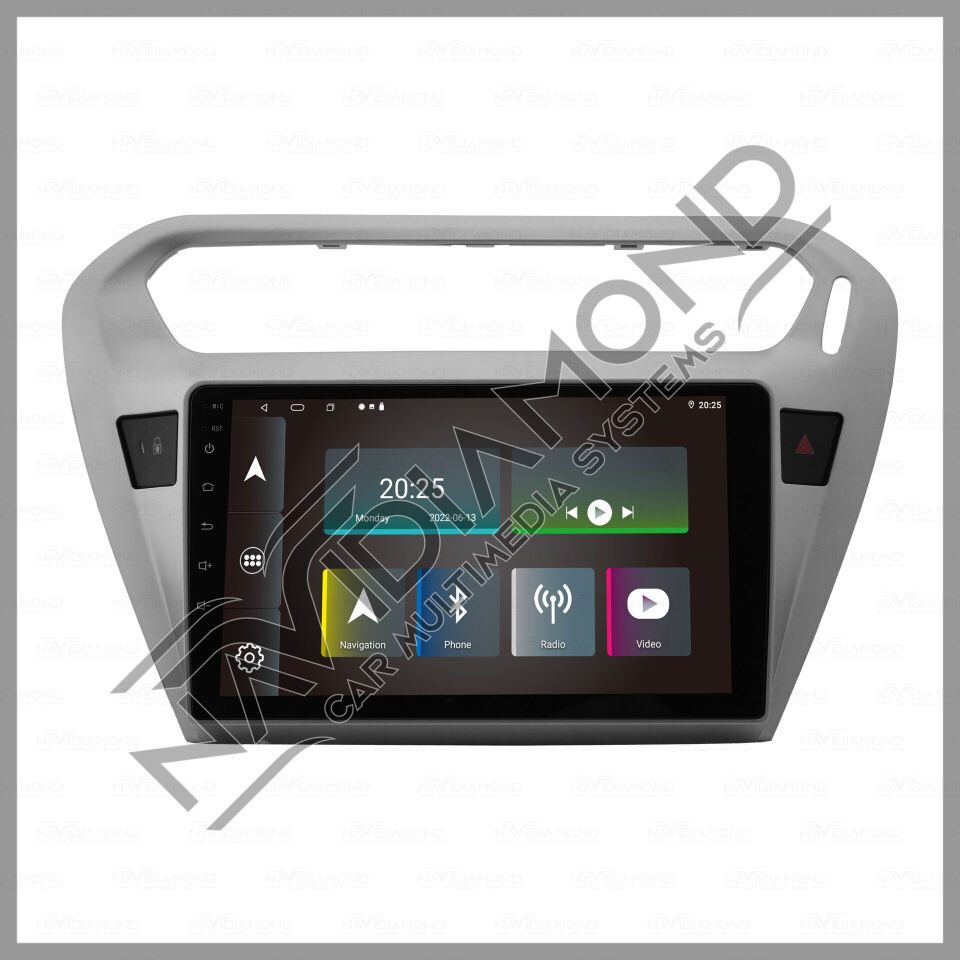 NAVIDIAMOND CITROEN C ELYSEE PEUGEOT 301 ANDROİD MULTIMEDYA EKRAN  NVD-0117