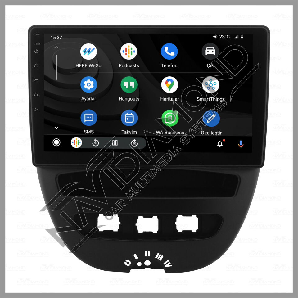 NAVIDIAMOND CITROEN C1 ANDROİD CARPLAY MULTIMEDYA EKRAN NVD-0123