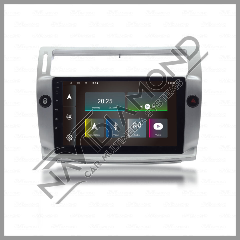 NAVIDIAMOND CITROEN C4 2004 2010 ANDROİD CARPLAY MULTIMEDYA EKRAN NVD-0134