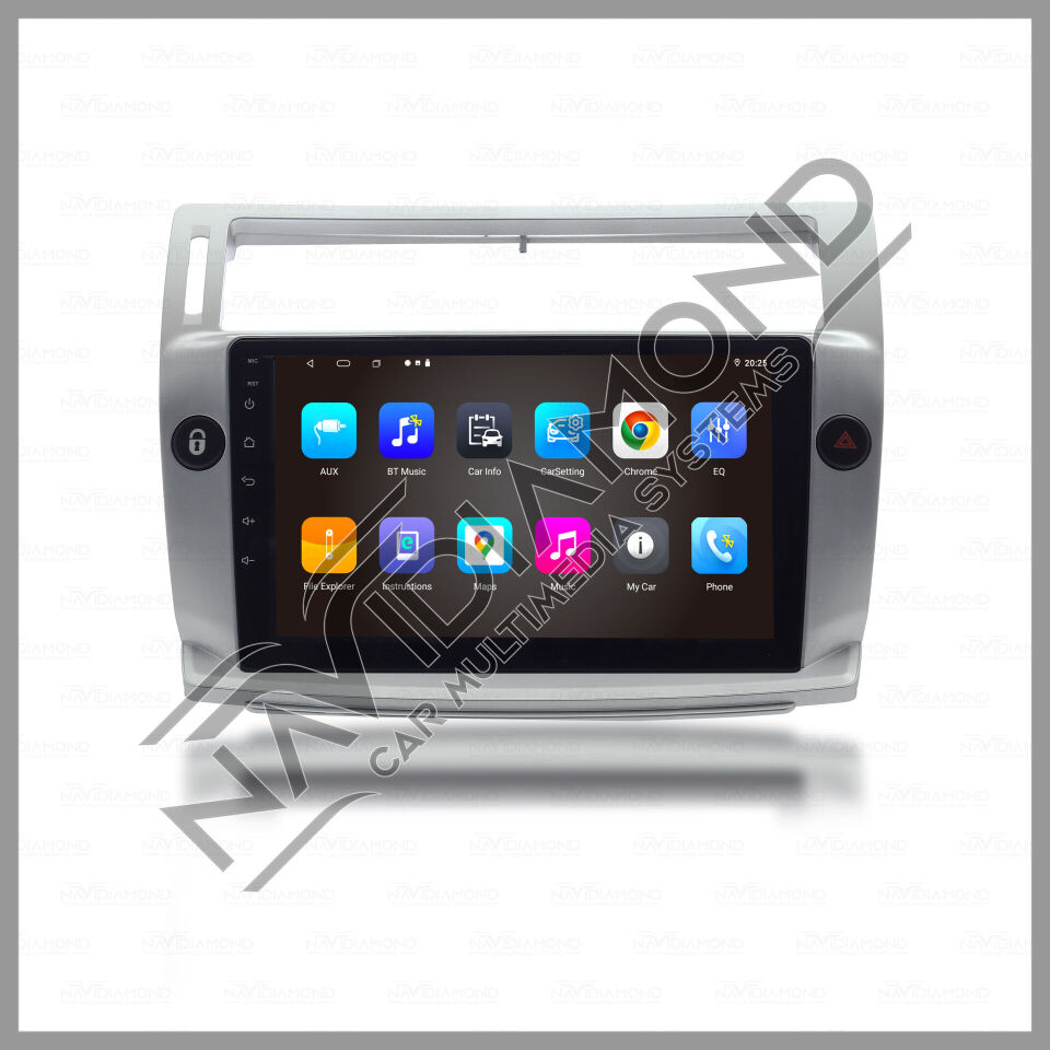 NAVIDIAMOND CITROEN C4 2004 2010 ANDROİD CARPLAY MULTIMEDYA EKRAN NVD-0135