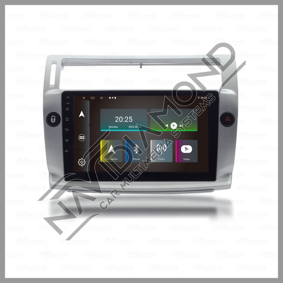 NAVIDIAMOND CITROEN C4 2004 2010 ANDROİD CARPLAY MULTIMEDYA EKRAN NVD-0135