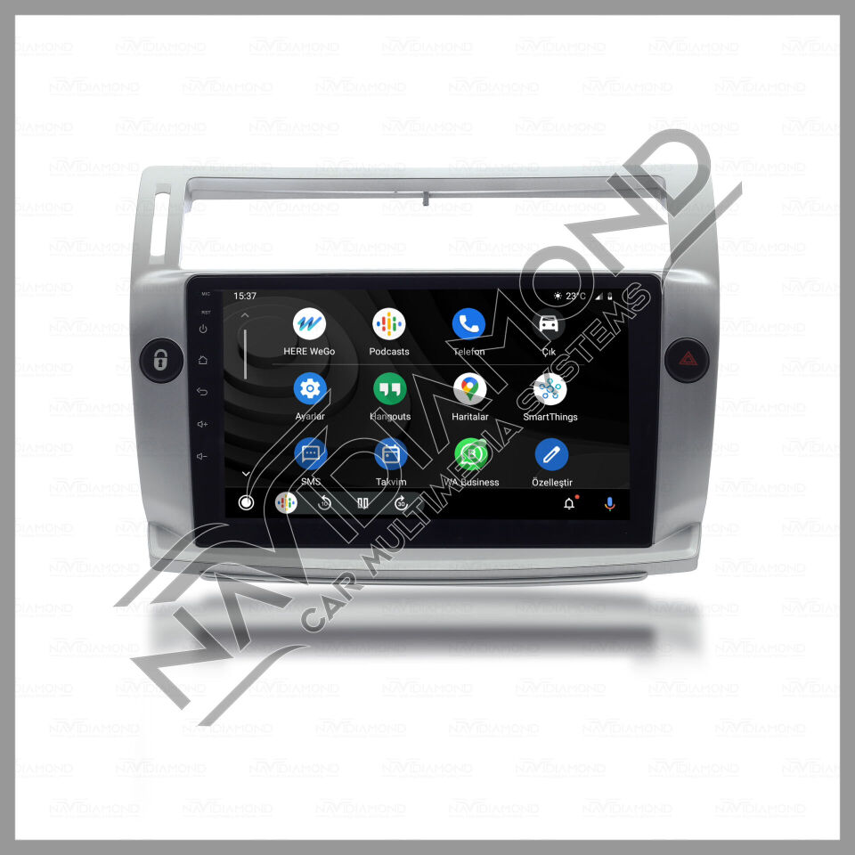 NAVIDIAMOND CITROEN C4 2004 2010 ANDROİD CARPLAY MULTIMEDYA EKRAN NVD-0135