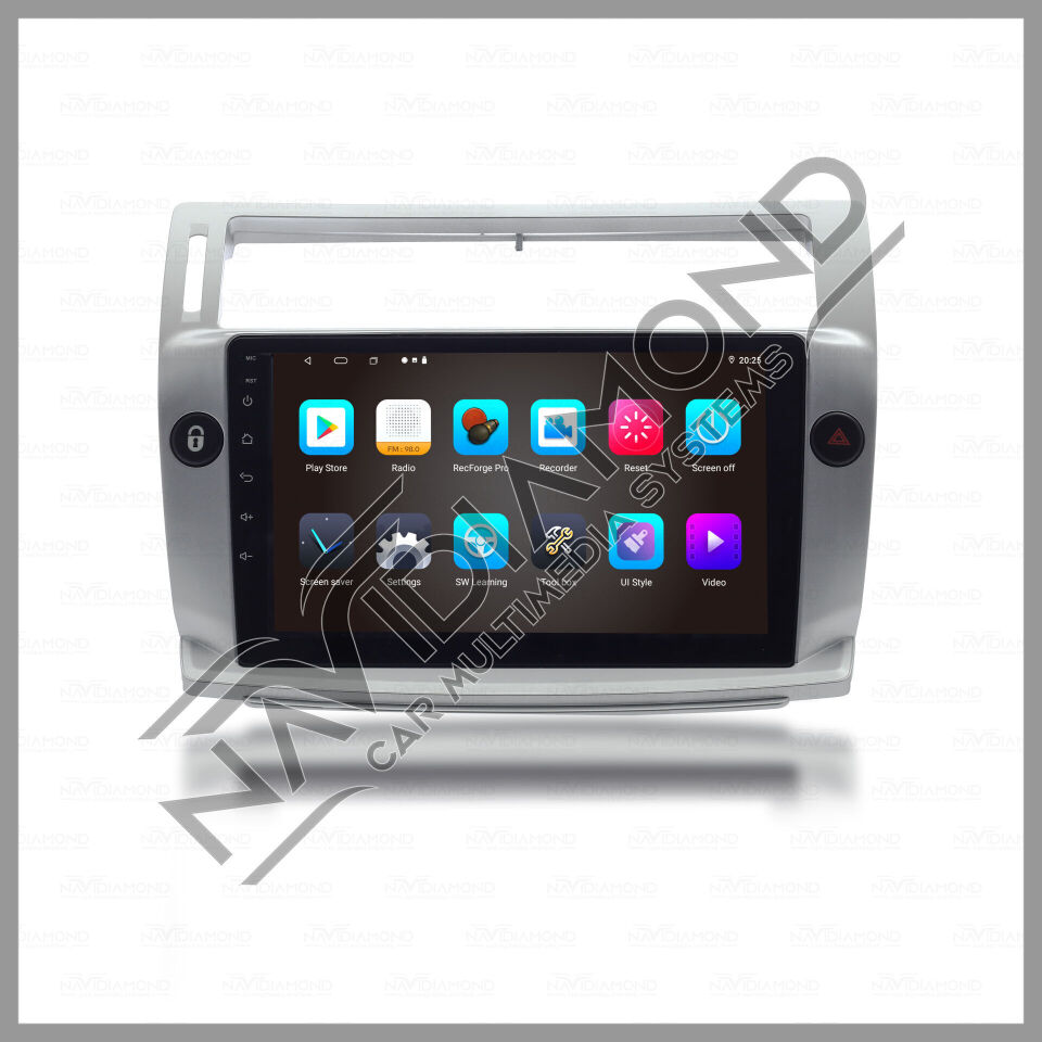 NAVIDIAMOND CITROEN C4 2004 2010 ANDROİD CARPLAY MULTIMEDYA EKRAN NVD-0137