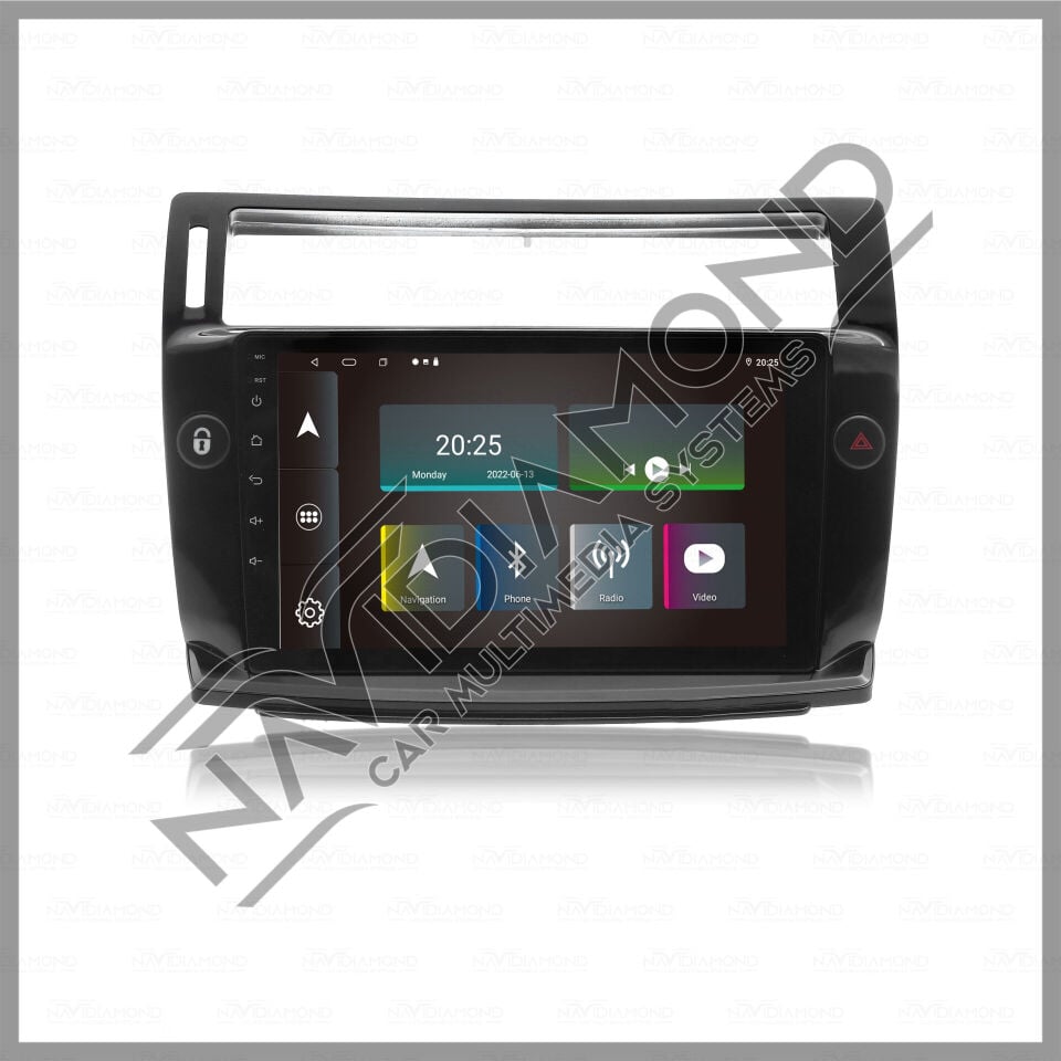 NAVIDIAMOND CITROEN C4 2004 2010 ANDROİD CARPLAY MULTIMEDYA EKRAN NVD-0139