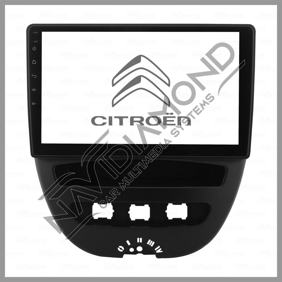 NAVIDIAMOND CITROEN C1 ANDROİD MULTIMEDYA TEYP ÇERÇEVESİ  NVD-0186