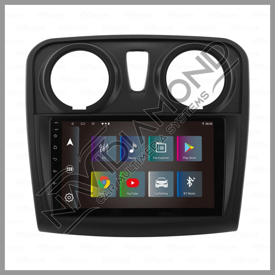 NAVIDIAMOND DACİA SANDERO STEPWAY 2014 2020 ANDROİD MULTIMEDYA NVD-2043