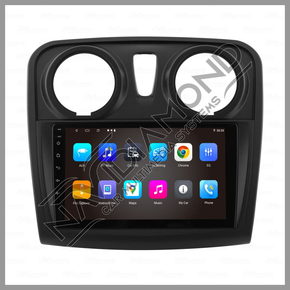 NAVIDIAMOND DACİA SANDERO STEPWAY 2014 2020 ANDROİD MULTIMEDYA NVD-2044