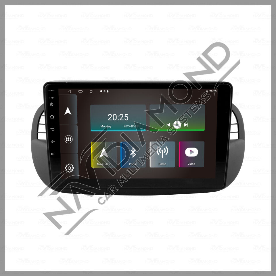 NAVIDIAMOND FİAT 500 AİLESİ 2008 2014 ANDROİD MULTIMEDYA NVD-3428