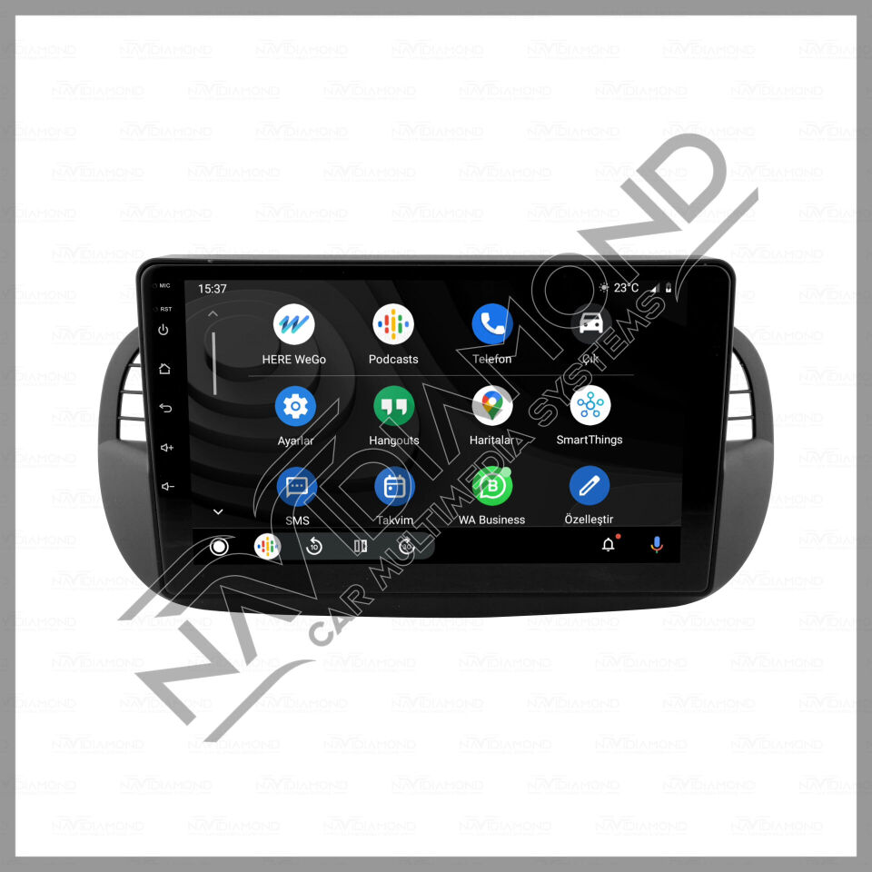 NAVIDIAMOND FİAT 500 AİLESİ 2008 2014 ANDROİD MULTIMEDYA NVD-3429
