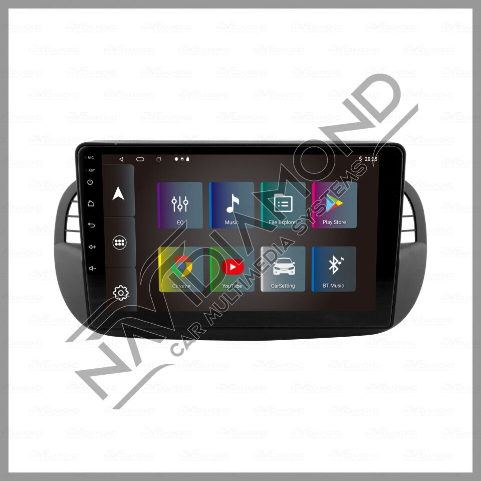 NAVIDIAMOND FİAT 500 AİLESİ 2008 2014 ANDROİD MULTIMEDYA NVD-3430