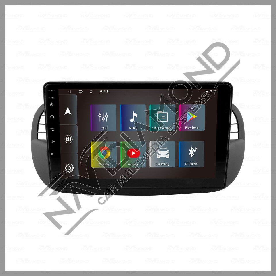 NAVIDIAMOND FİAT 500 AİLESİ 2008 2014 ANDROİD MULTIMEDYA NVD-3431