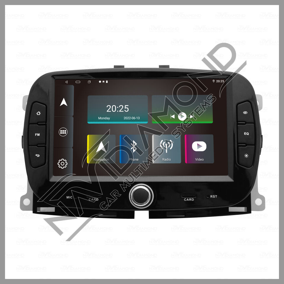 NAVIDIAMOND FİAT 500X 7 İNÇ ANDROİD MULTIMEDYA NVD-3436