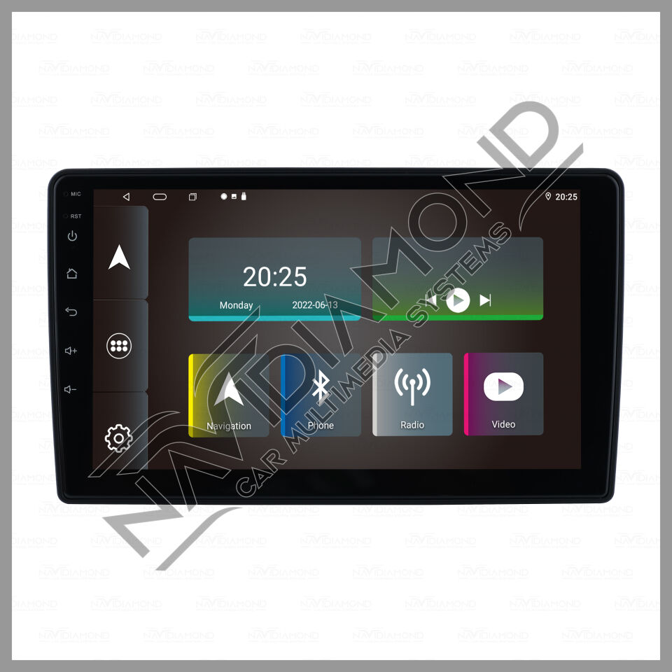 NAVIDIAMOND FİAT EGEA 9 İNÇ ANDROİD MULTIMEDYA NVD-3473