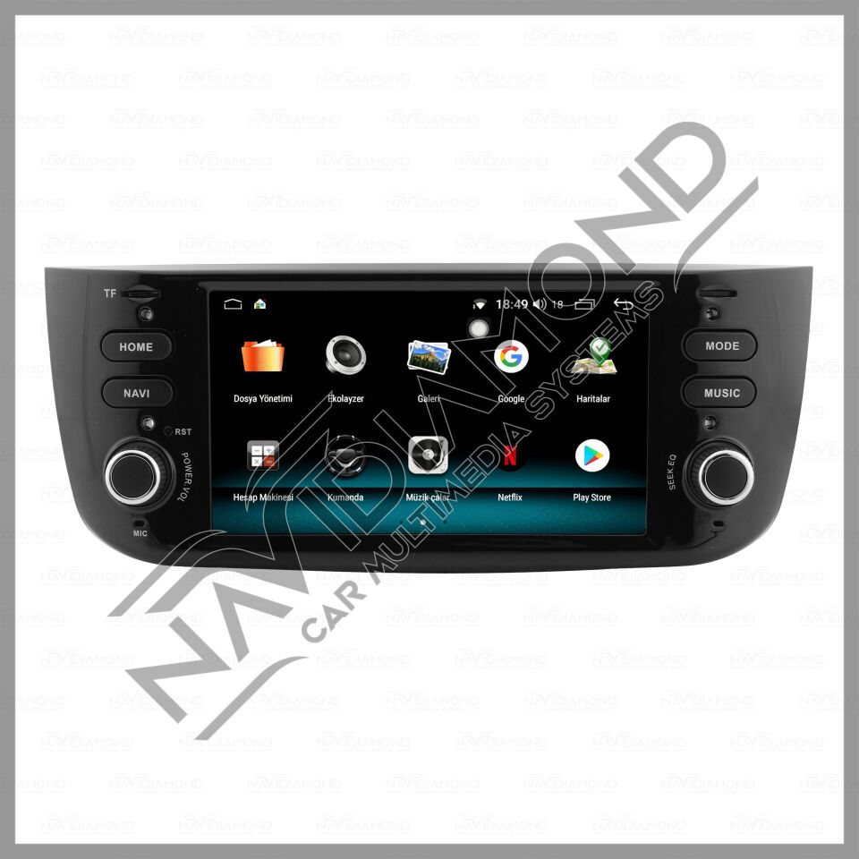 NAVIDIAMOND FİAT LİNEA PUNTO 7 İNÇ ANDROİD OEM MULTIMEDYA  NVD-34106