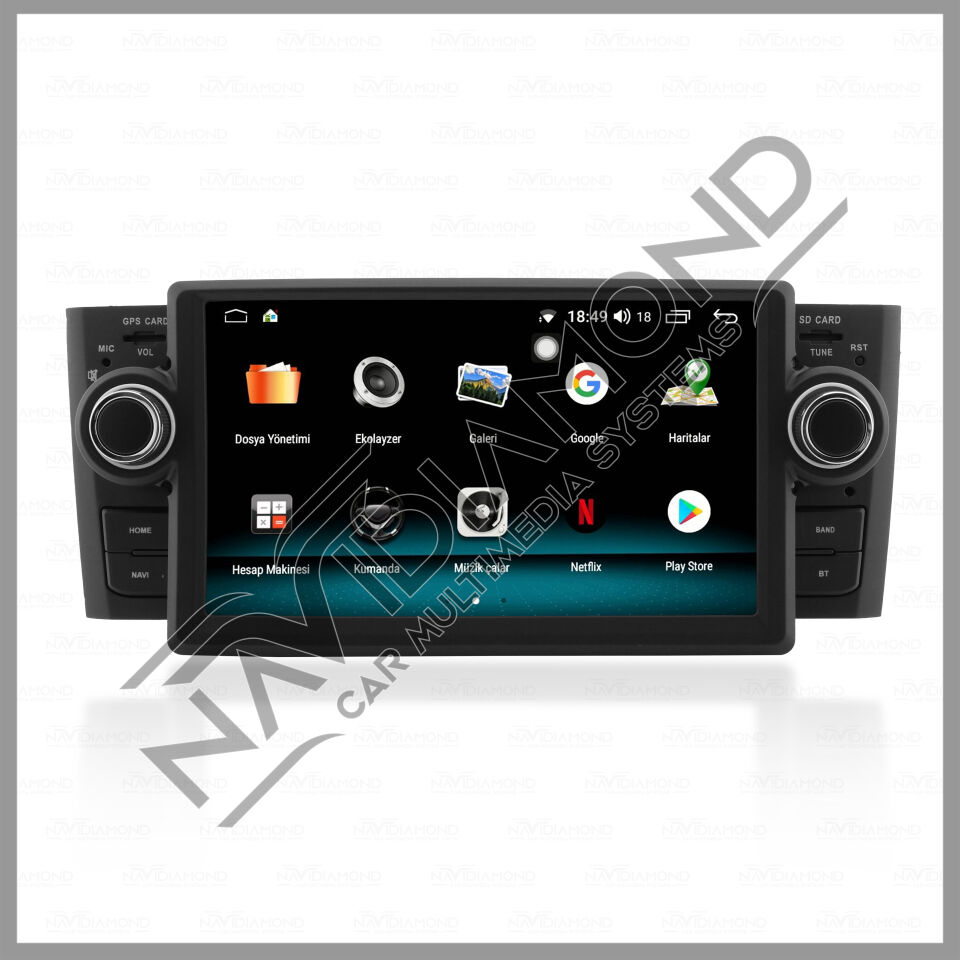 NAVIDIAMOND FİAT LİNEA PUNTO 7 İNÇ ANDROİD MULTIMEDYA NVD-34107