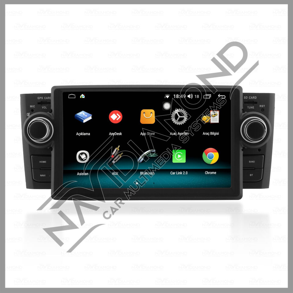 NAVIDIAMOND FİAT LİNEA PUNTO 7 İNÇ ANDROİD MULTIMEDYA NVD-34107