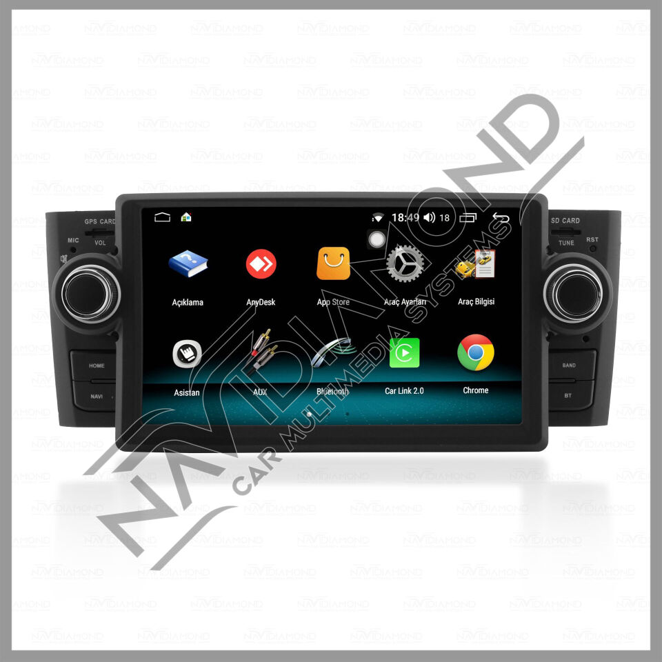 NAVIDIAMOND FİAT LİNEA PUNTO 7 İNÇ ANDROİD MULTIMEDYA NVD-34108